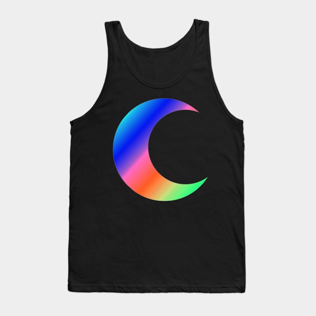 NEW MOON WITH PASTEL TONES, RAINBOW. Tank Top by RENAN1989